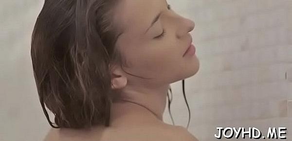  Hot juvenile bitch likes to get her soaked pussy inserted hard